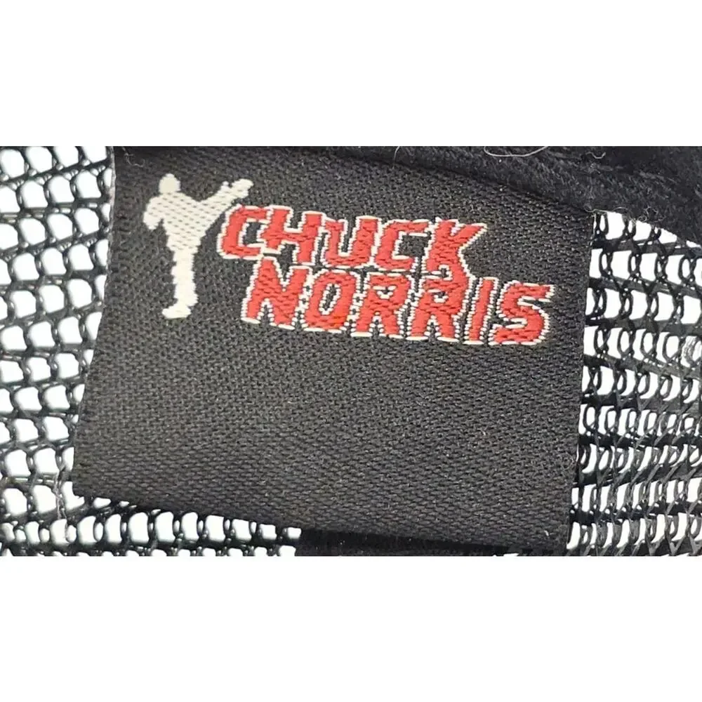 Chuck Norris Approved BioWorld  Trucker Hat‎ Snapback Cap USA Flag Mesh